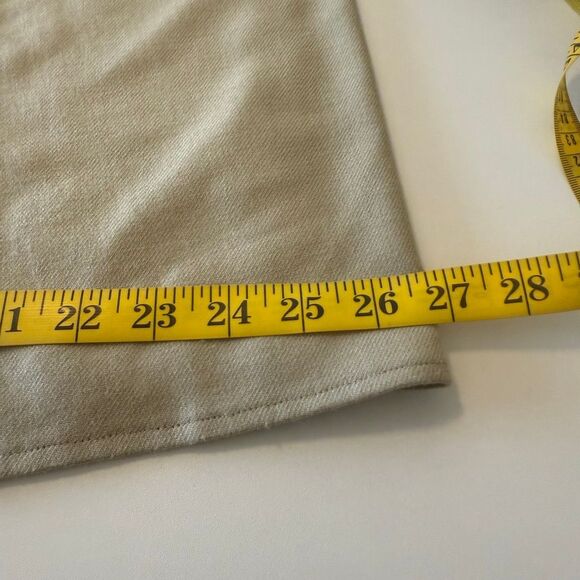 Vince Camel Wool Blend Twist Front Faux Wrap Midi Skrt Sz12 Heritage, Old Money - Picture 8 of 12